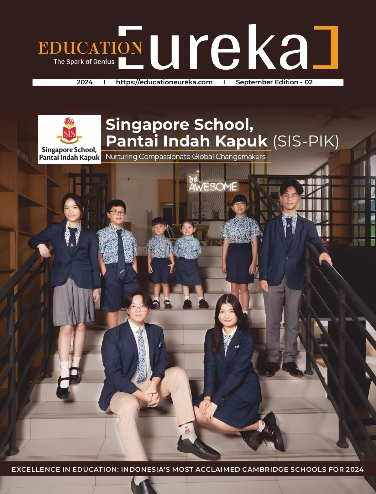 Singapore School, Pantai Indah Kapuk in Education Eureka Magazine