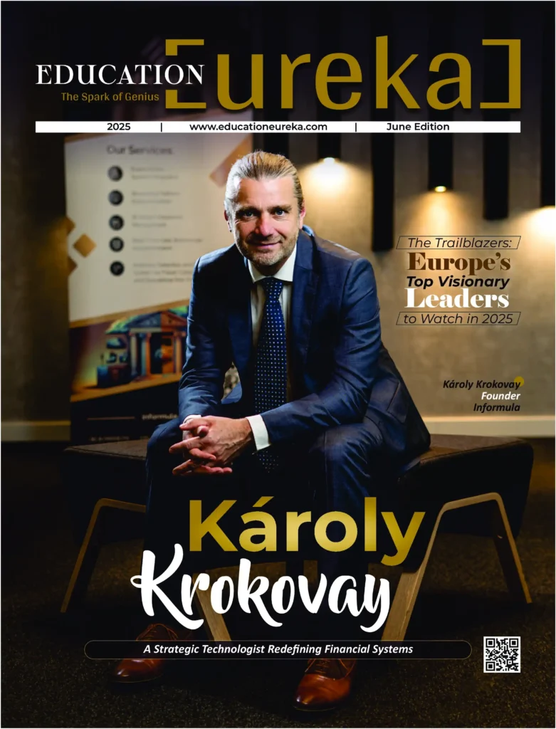 Cover Page 14 11zon Károly Krokovay on the cover of Education Eureka magazine’s June 2025 edition