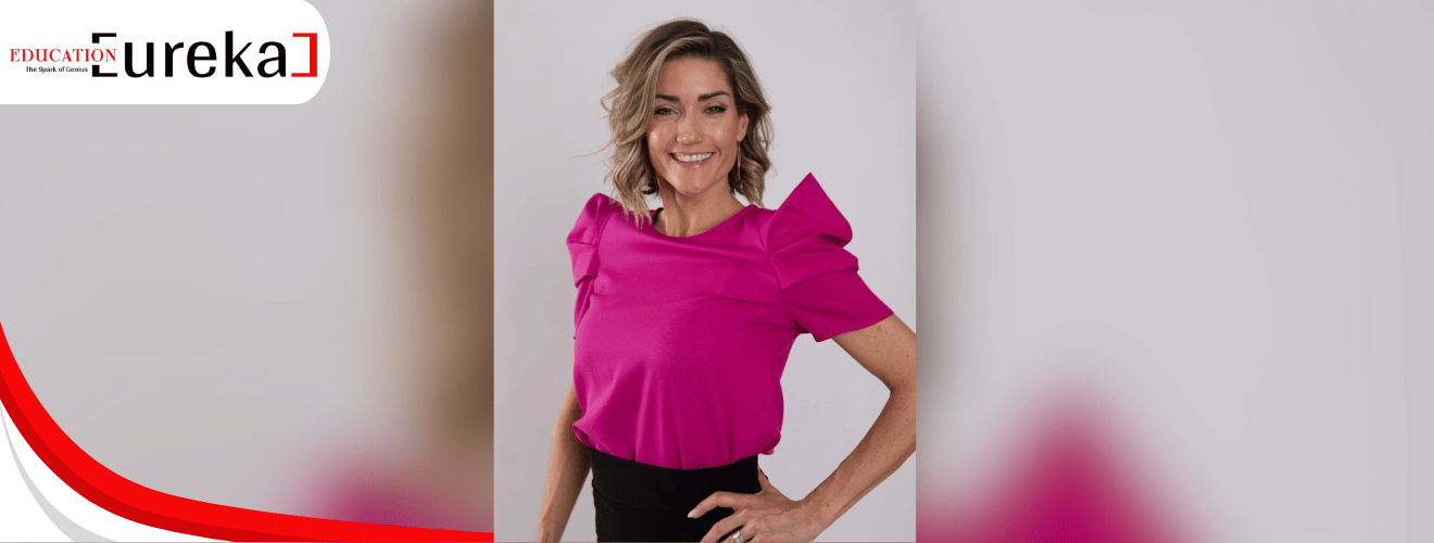 Katie Faloon-Drew, executive coach and leadership strategist, smiling confidently.